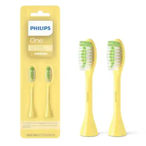 Philips One By Sonicare 2pk Brush Heads | Mango BH1022/02 | Mango Yellow