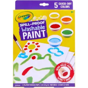 Crayola Spill Proof Washable Paint Set | 1 Kit | Bundle of 10 Kits