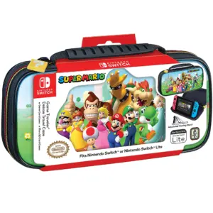 RDS Industries | Super Mario Edition | Nintendo Switch & Nintendo Switch Lite | Game Traveler Deluxe | Video Game Travel Case