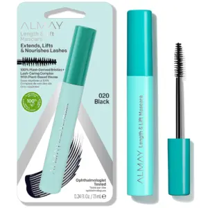 Almay Length & Lift Mascara | 030 Black | 0.24 fl Ounce | 0.06 lbs