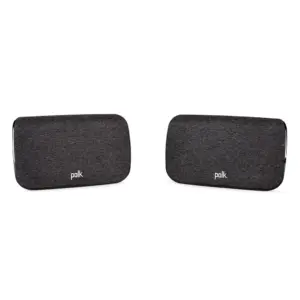 Polk Audio SR2 Wireless Surround Speakers for React Series Sound Bar | Pair