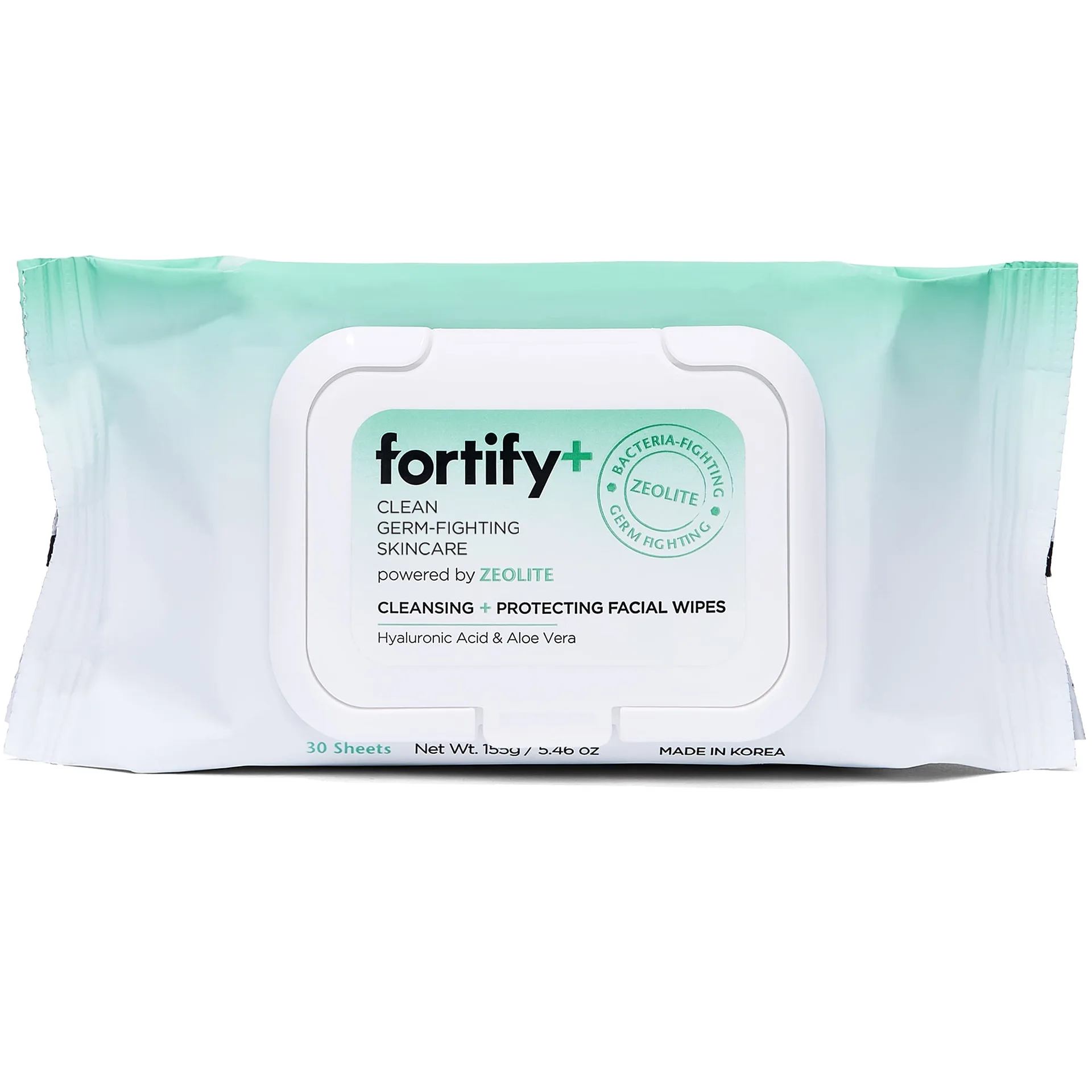 Fortify Skincare Soothing Facial Wipes + Cleansing + Protecting | For All Skin Types | 30 Count
