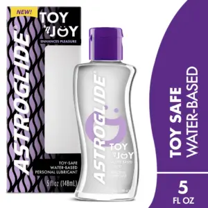 Astroglide Toy 'N Joy | Water-Based Personal Lubricant | Toy-Safe Lube | 5 Ounce