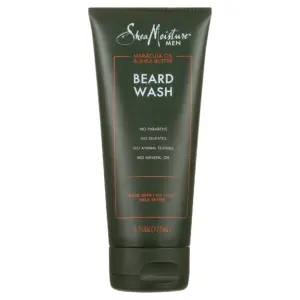 SheaMoisture Beard Wash for a Full Beard Maracuja Oil and Shea Butter to Deep Clean and Refresh Beards 6 Ounce