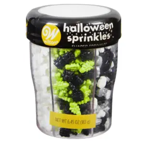 Wilton Halloween Shapes 6-Cell Sprinkles Mix for Desserts | Candies | Assorted Colors | 6.45 Ounce. | Single