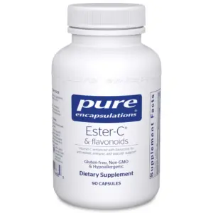 Pure Encapsulations Ester-C and Flavonoids | Vitamin C Supplement for Antioxidant | Immune and Vascular Support* | 90 Capsules