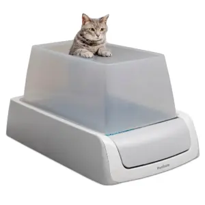 PetSafe ScoopFree Crystal Pro Legacy Top-Entry Self-Cleaning Cat Litter Box | Automatic | Gray