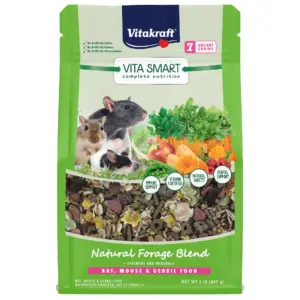 Vitakraft Vita Smart Rat & Mouse Food | Complete Nutrition | Premium Fortified Blend with Ancient Grains for Rats | Mice | & Gerbils