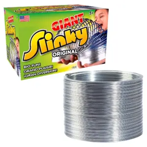 The Original Giant Slinky Walking Spring Toy | Metal Slinky | Toys for 3 Year Old Girls & Boys | Party Favors | Fidget Toys | Kids Toys for Ages 5 Up | Easter Basket Stuffers & Small Gifts