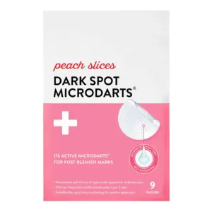 Peach Slices Dark Spot Microdarts | Transparent Patch Facial Treatment | 9 Count