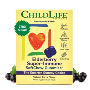 CHILDLIFE ESSENTIALS | Elderberry Gummy Immune Support for Kids | 27 Soft Melts