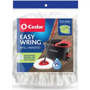 O-Cedar EasyWring Spin Mop Head Replacement | Machine Washable Microfiber | 1