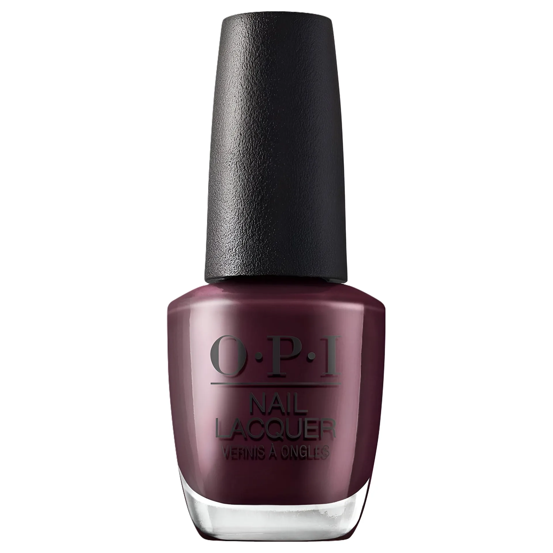 OPI Nail Lacquer Complimentary Wine | Opaque Dark Red Crme Chip Resistant Nail Polish | Muse of Milan Collection (Premium Edition)