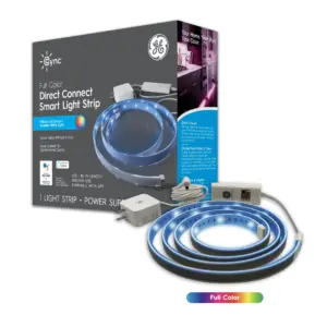 GE Cync Smart LED Light Strip | Color Changing | Bluetooth & Wi-Fi Enabled | 80-inches | Single | 1 Pack