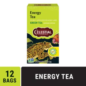 Celestial Seasonings High Caffeine Energy Green Tea Bags (12 Count) (Premium Edition)