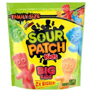 SOUR PATCH KIDS Big Kids Soft and Chewy Candy | Family Size | Bulk Candy | 1.7 lb