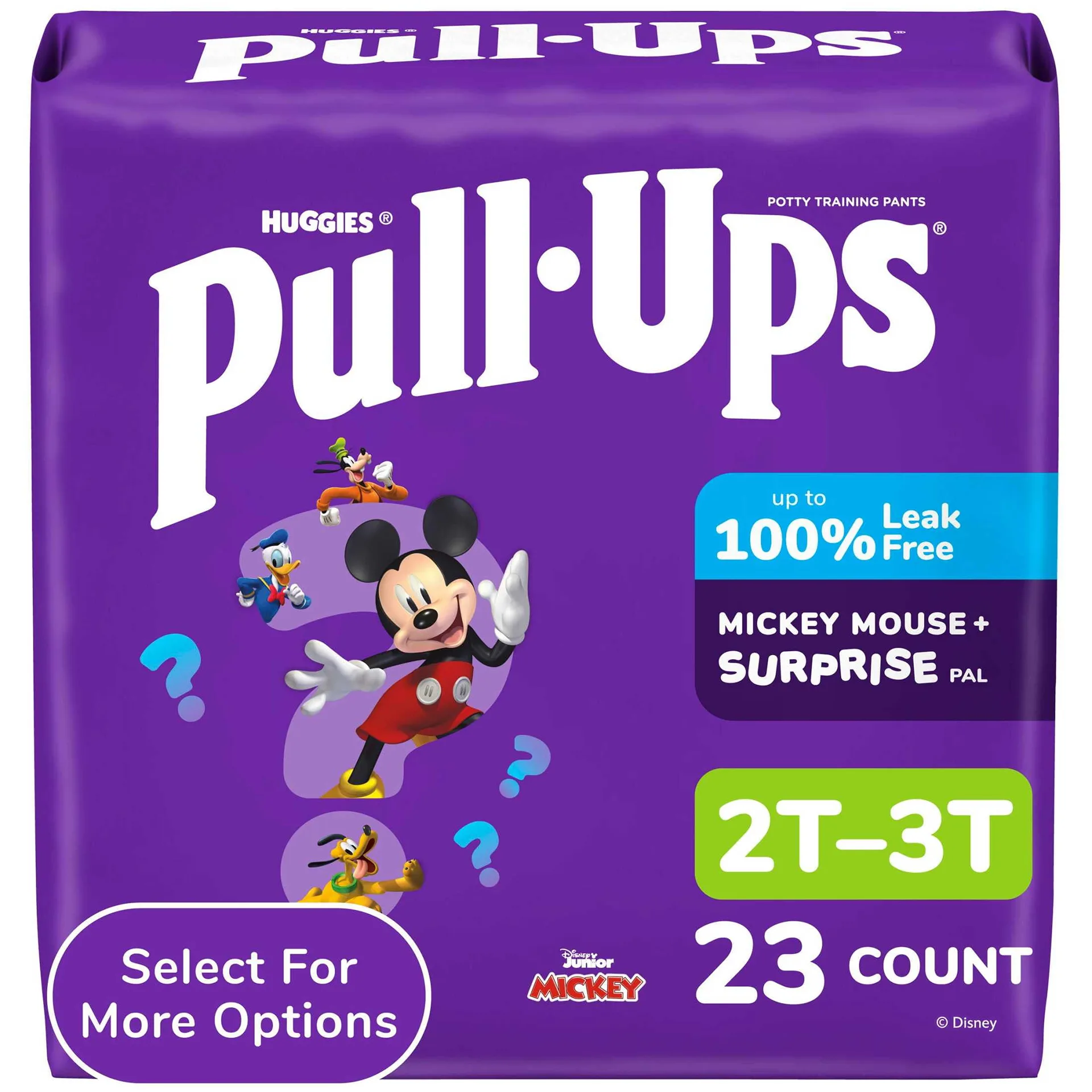 Pull-Ups Boys' Potty Training Pants | 2T-3T (16-34 lbs) | 23 Count (Select for More)