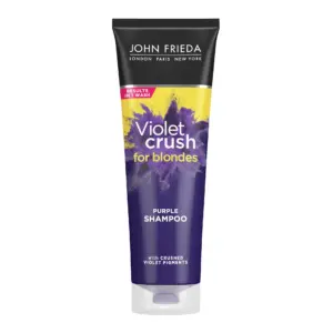 John Frieda Violet Crush Purple Shampoo for Brassy Blonde Hair | 8.3 fl Ounce
