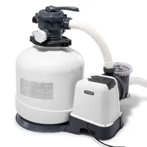Intex 26651EG 3,000 GPH Above Ground Pool Sand Filter Pump with Auto Timer | 3,000 Gallons Per Hour