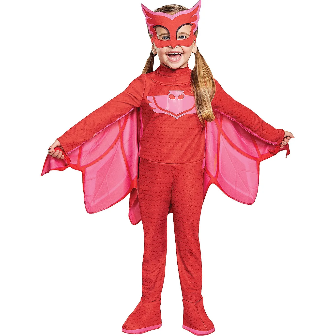 Deluxe Light-Up Owlette Toddler Child Costume | Small 4-6