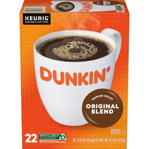 2X | Dunkin' Original Blend Medium Roast K-Cup Coffee Pods