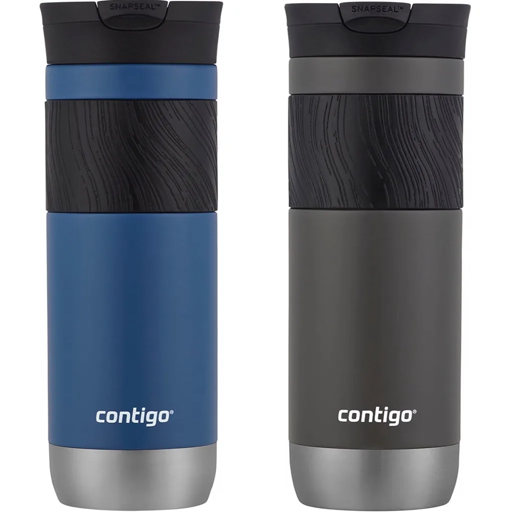 Contigo 20 Ounce. Byron 2.0 Travel Mug 2-Pack | Blue Corn/Sake