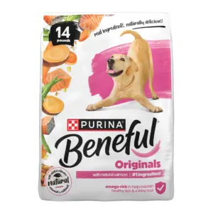 Purina Beneful Originals with Natural Salmon Natural Dry Dog Food Formula with Added Vitamins | Minerals & Nutrients | 14 lb Bag | 14.0 lbs | 14 lbs