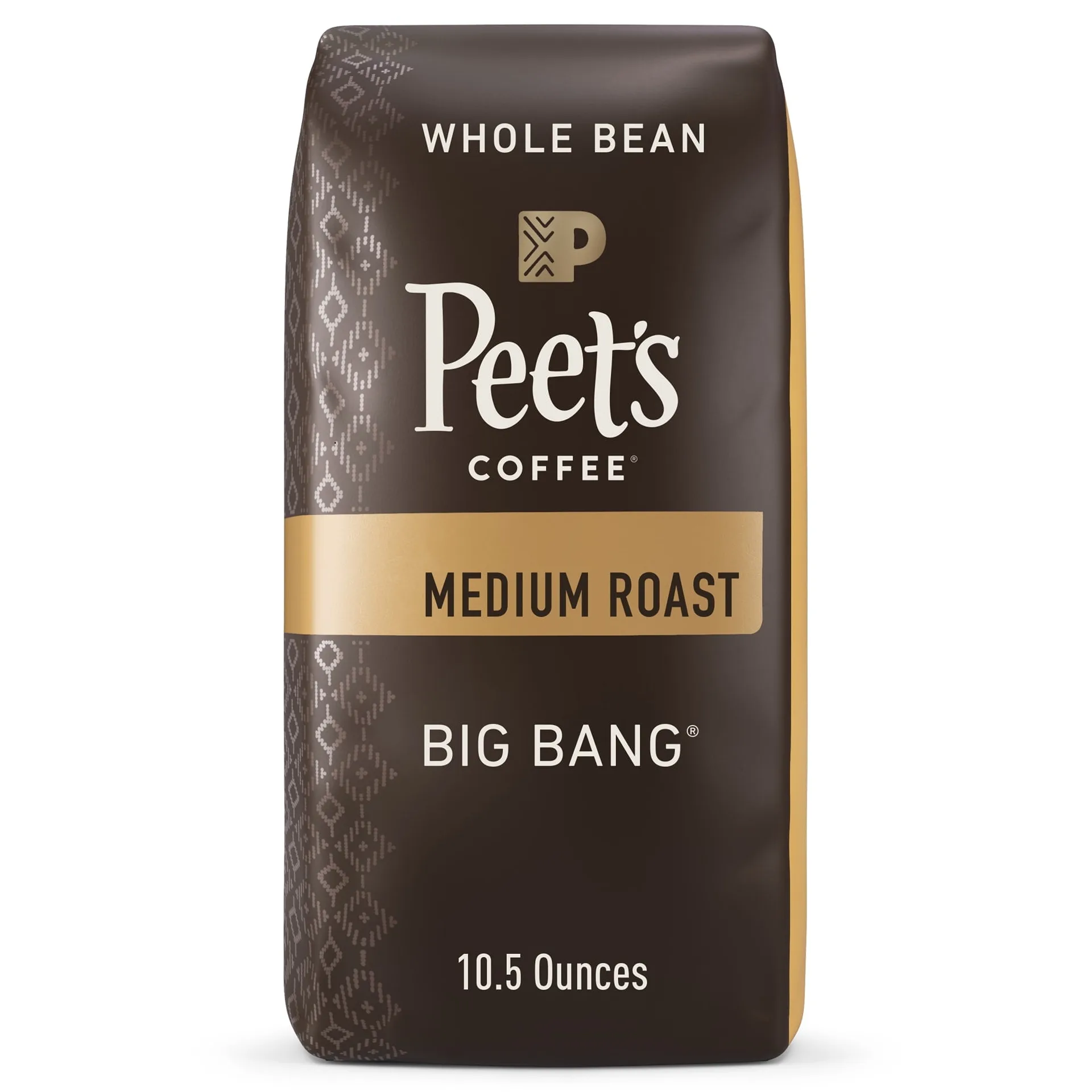Peet's Coffee Big Bang Premium Medium Roast Whole Bean Coffee | Arabica | 10.5 Ounce | Single
