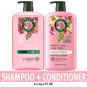 Herbal Essences Smooth Rose Shampoo & Conditioner Hair Set | 29.2 Ounce