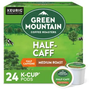 Green Mountain Coffee Roasters | Half-Caff Medium Roast K-Cup Coffee Pods | 32 Count