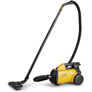 Eureka 3670M Canister Cleaner | Lightweight Powerful Vacuum for Carpets & Hard floors | w/ 5bags,Yellow
