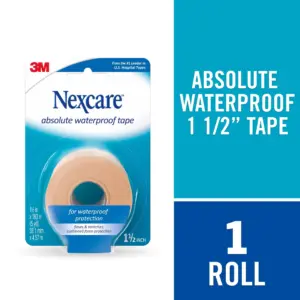 Nexcare Absolute Waterproof First Aid Tape | 1.5 Inch x 5 yds
