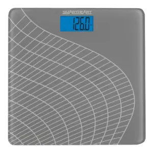 SmartHeart Talking Digital Weight Scale | 438 lbs / 199 kg Capacity | Audible Weight Announcements for Visually Impaired | Measurement Modes: LBS or KG | 1-Year Warranty (Premium Edition)