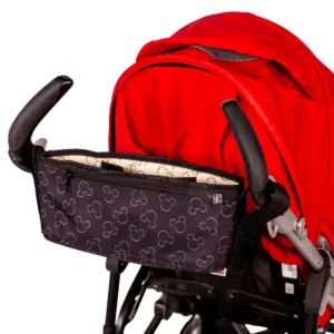 Disney Baby by J.L. Childress Cargo N' Drinks Parent Tray | Universal Stroller Organizer. Black. Adult Use