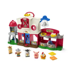 Fisher-Price Little People Toddler Learning Toy Caring for Animals Farm Playset with Smart Stages for Pretend Play Kids Ages 1+ years Exclusive (Premium Edition)