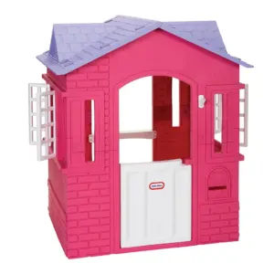 Little Tikes Cape Cottage House | Pink | Pretend Playhouse for Girls Boys Kids 2-8 Years Old