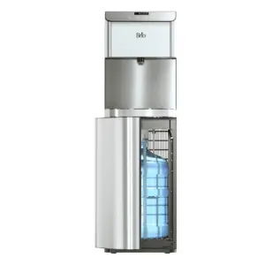 Brio 700 Series Bottom Load Hot | Cold & Room Water Cooler | Self Clean Ozone | Tri Temp W/Touch Dispense | Set Custom Temperature 39°-59°F Cold & 174°–194°F Hot | Stainless Steel