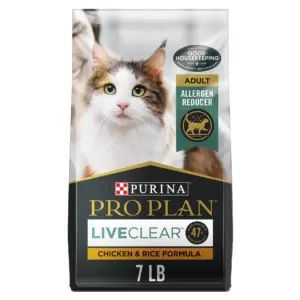 Purina Pro Plan Liveclear Dry Cat Food | Chicken and Rice | 16 lb Bag | 16 lbs
