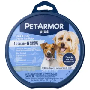 PETARMOR Plus Flea and Tick Collar for Dogs | One-Size-Fits-All Collar | 1 Count