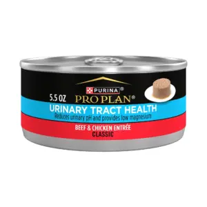 Purina Pro Plan Urinary Tract Health | Beef and Chicken | Wet Cat Food | 12 Count | 5.5 Ounce Cans | 24