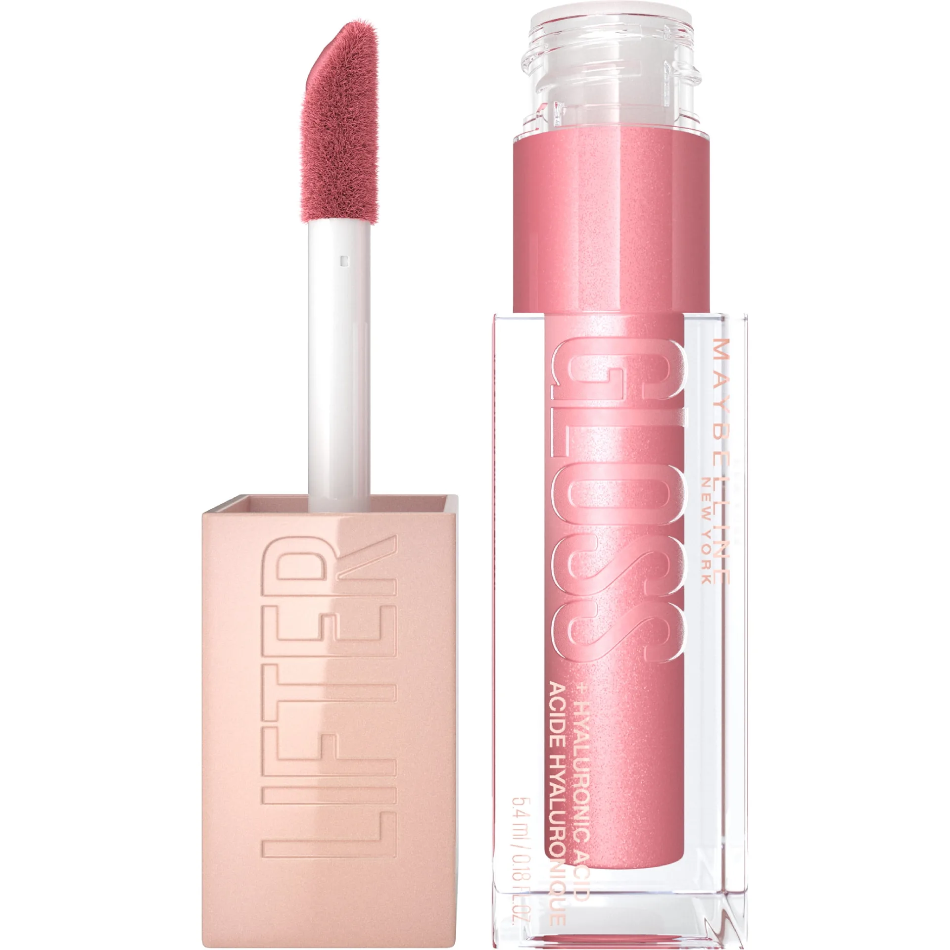 Maybelline Lifter Gloss Lip Gloss Makeup with Hyaluronic Acid | Sand | Single | 015 Sand