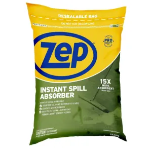 Zep Commercial Instant Spill Multipurpose Absorber 3lb/48 ounce bag | Absorbents | Single