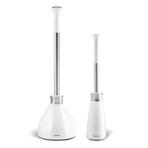 simplehuman Toilet Plunger & Toilet Brush Set
