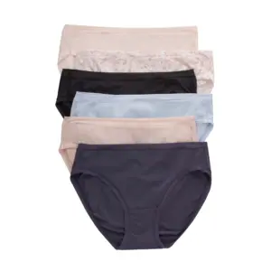 Hanes Womens Underwear 6-Pack | Super Stretch Panties | Comfort Flex Fit Underwear for Women | Assorted | 2XL
