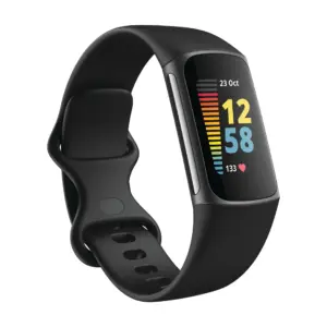 Open Box Fitbit Charge 5 Fitness Tracker FB421BKBK | Black/Graphite