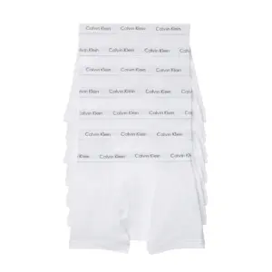 Calvin Klein Men's Underwear Cotton Classics 7-Pack Boxer Brief | White | Extra Large | 7 White