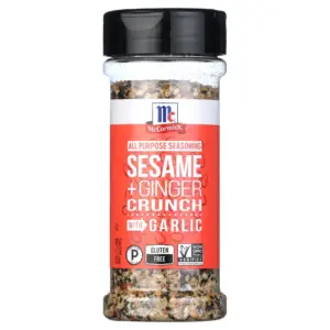 McCormick Sesame & Ginger Crunch with Garlic All Purpose Seasoning | 4.77 Ounce