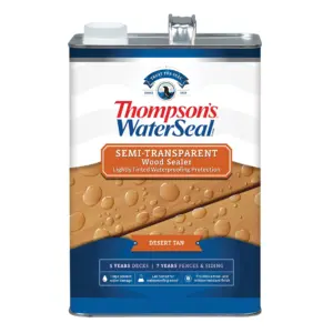 Thompson's WaterSeal Semi-Transparent Wood Sealer | Harvest Gold | 1 Gallon | Single