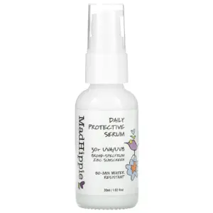 Daily Protective Serum | 30+ | Fragrance Free | 1.02 fl Ounce (30 Milliliters) | Mad Hippie