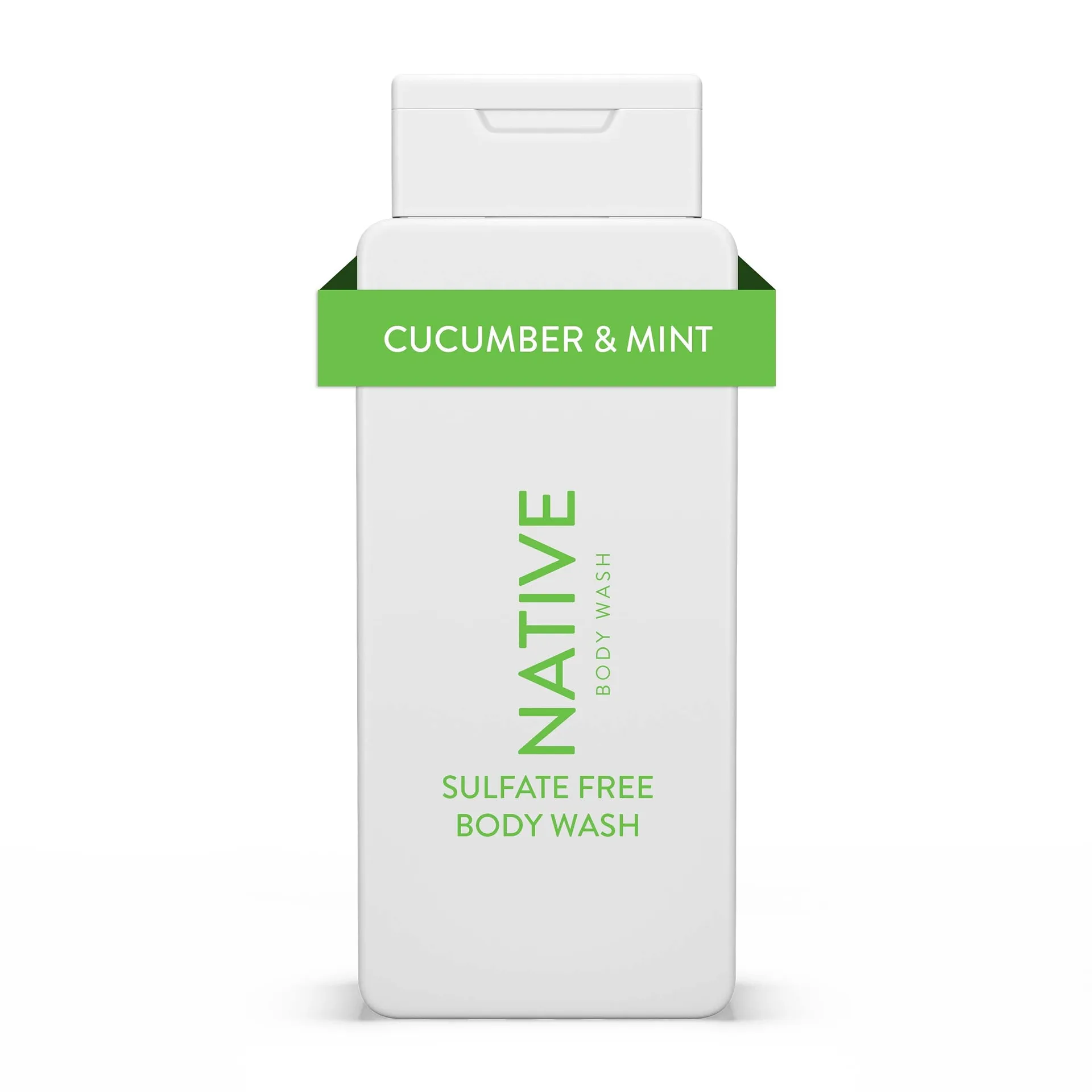 Native Body Wash | Sulfate Free | Paraben Free | Cucumber and Mint | for Women and Men | 18 Ounce